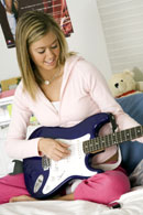 Practicing Guitar